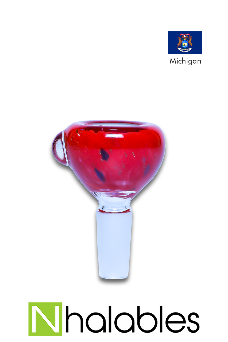 Nhalables Product View image for a 10mm Male Dry Slide / Packer by Michigan Based Glassblower "Sandmaster Glass"