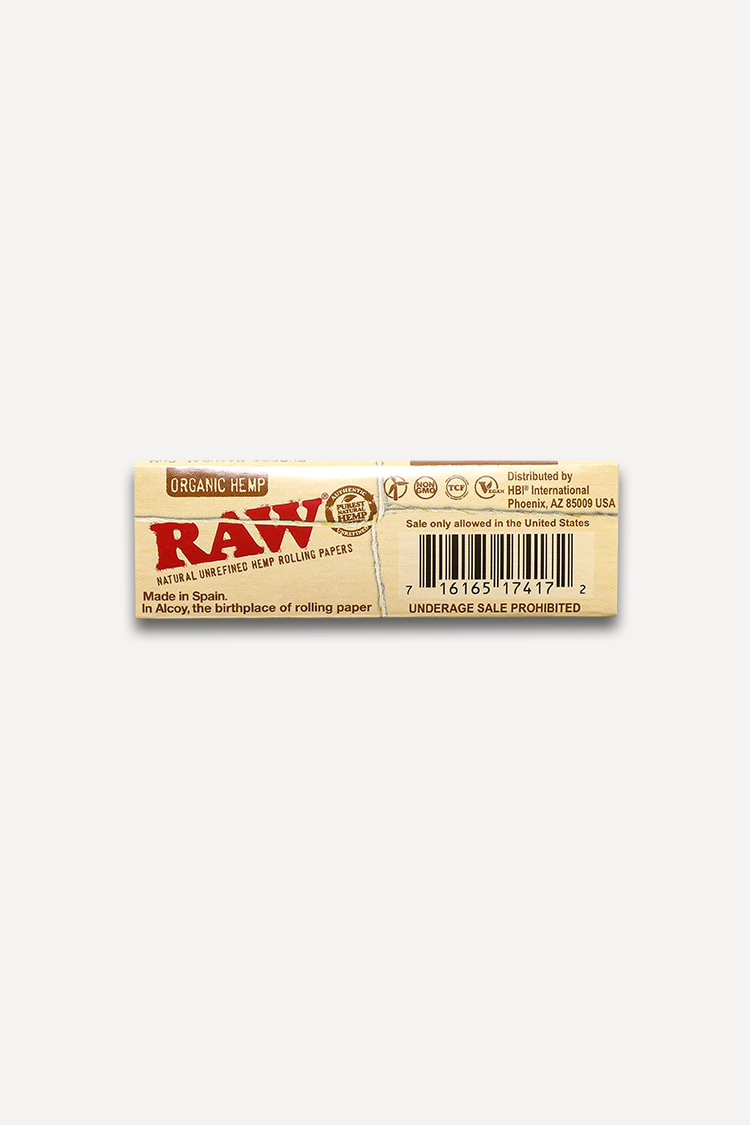 Nhalables Product Image for Raw - Organic Rolling Papers 